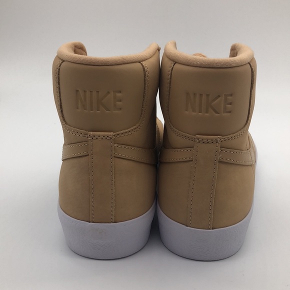 Women’s Nike Blazer Mid PRM MF Tan DQ7572-200 - Picture 5 of 6